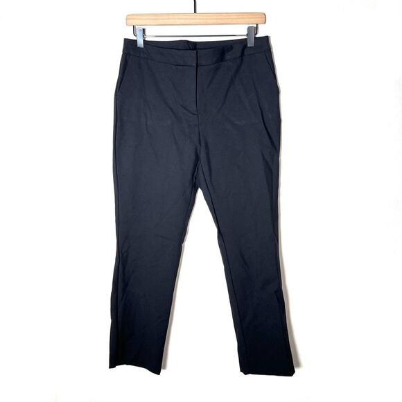 Chico's 0 black chino style casual pants size 4 B95 - Picture 1 of 4
